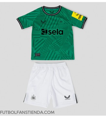 Newcastle United Segunda Equipación Niños 2023-24 Manga Corta (+ Pantalones cortos)